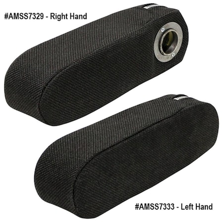 Aftermarket AMSS7329 Armrest, Black Fabric  Right Hand AMSS7329-ABL